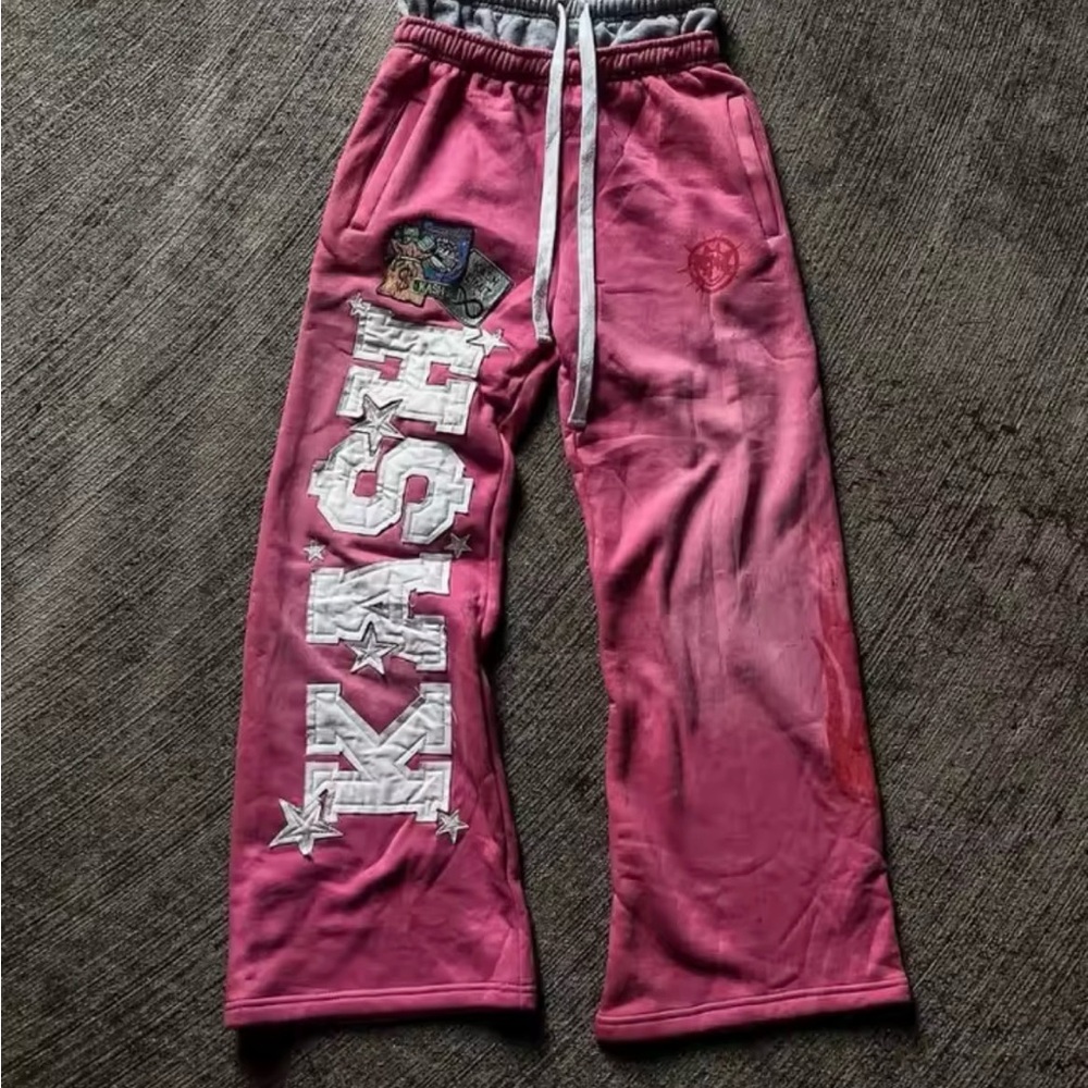 Pink Kids Bottoms with Graphic Design